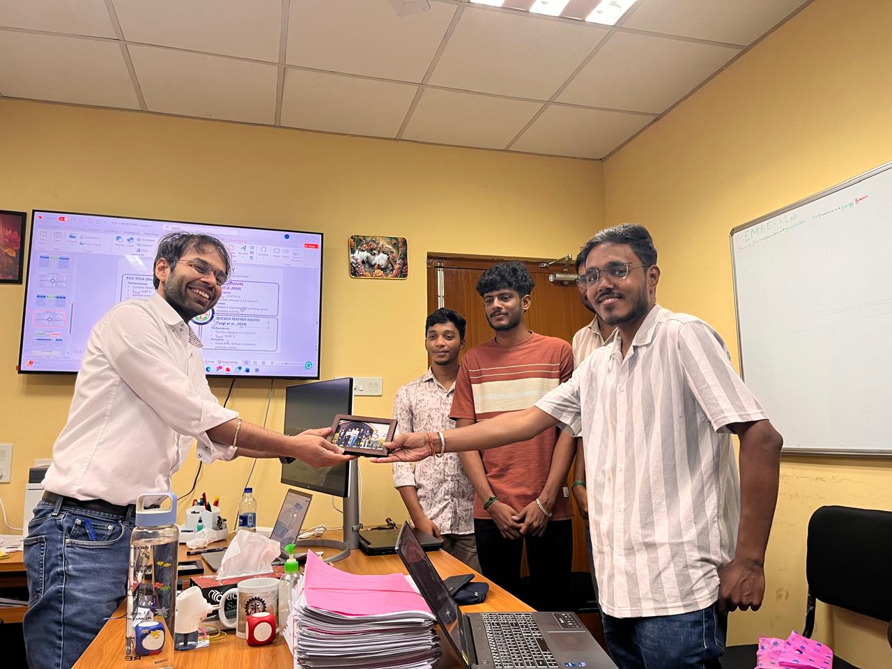 Anamika's farewell at MEMBER Lab
